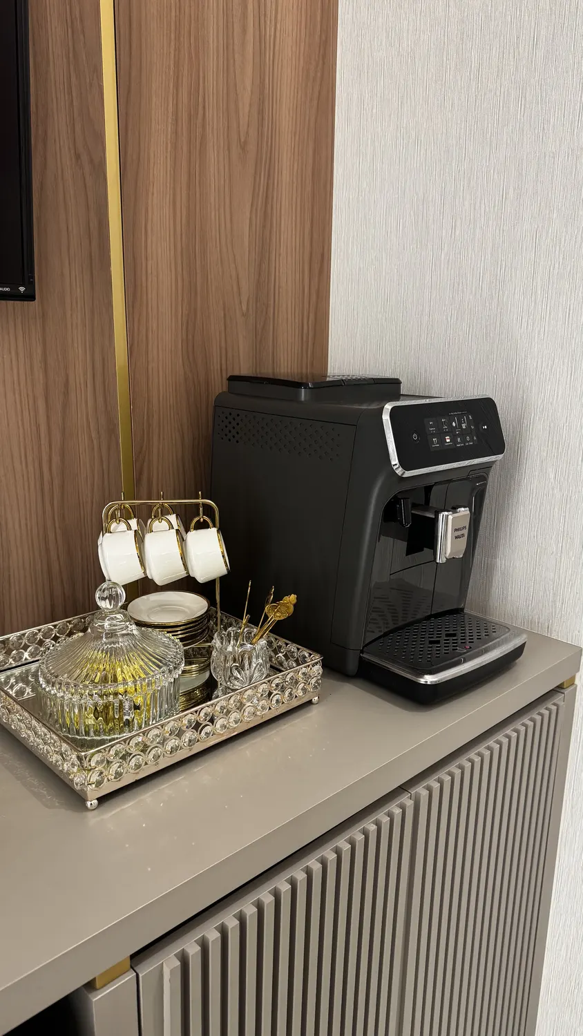 Café da sala de espera